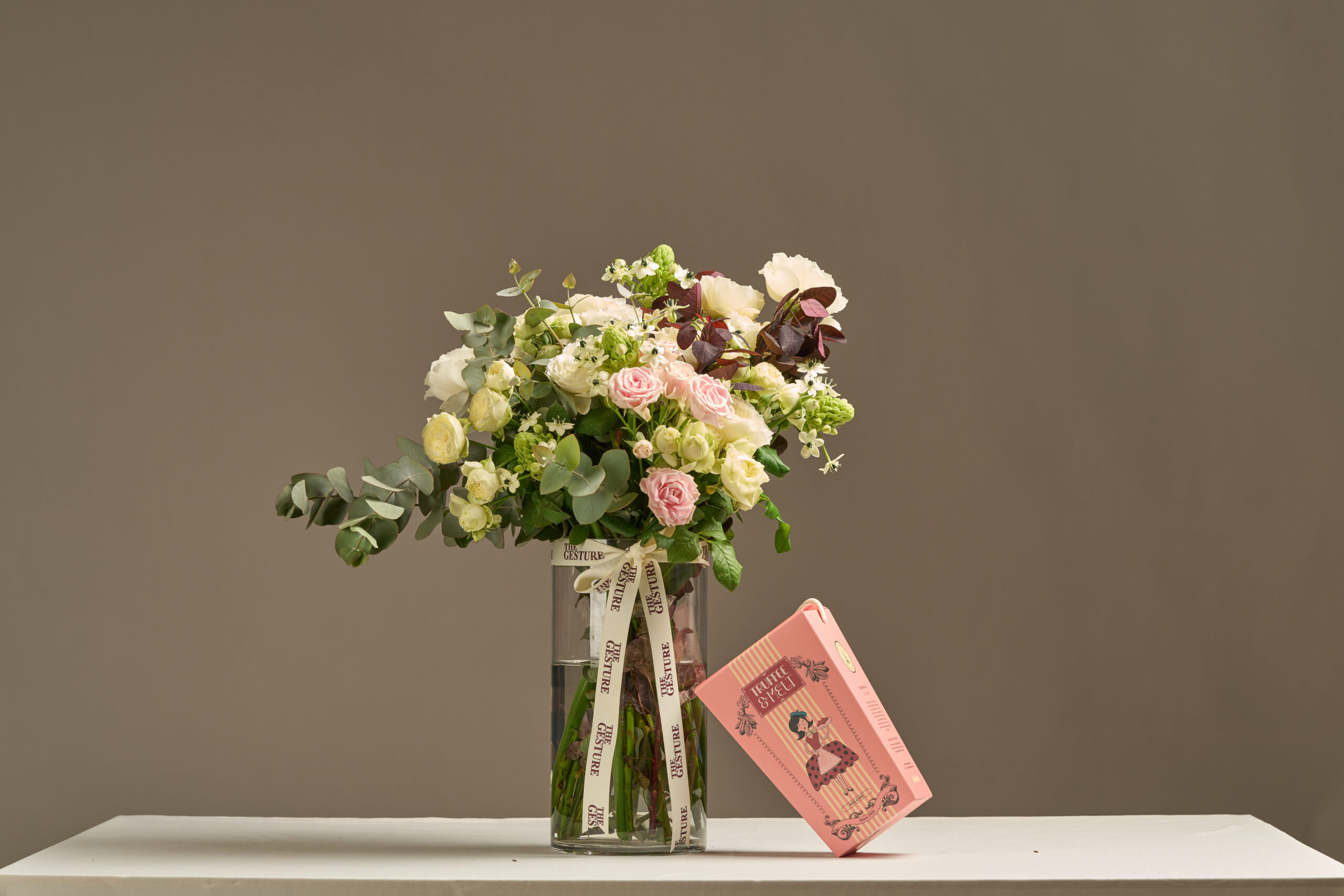 A curated floral arrangement by The Gesture